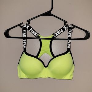 PINK Ultimate Racerback Push-up Bra XS
